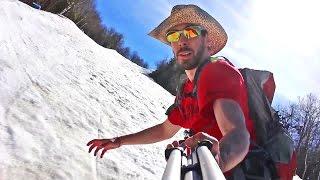 Spring hiking & snowboarding at Camp Fortune