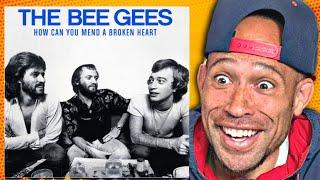 Rapper FIRST time REACTION to Bee Gees - How Can You Mend A Broken Heart! WHAT is THIS...