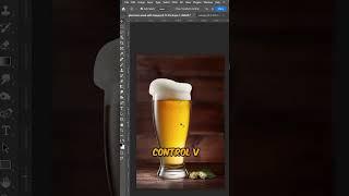 Glass Moisture Effect in Photoshop #shorts #photoshop