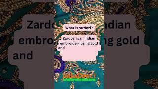 What is zardozi?