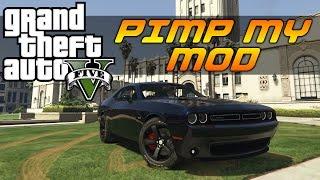 GTA 5 - Pimp My Mod #12 | Dodge Challenger Hellcat | Modded Car Customization