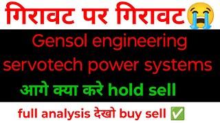 gensol engineering share latest news servotech power systems limited share news