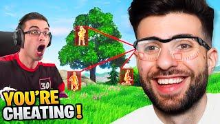 I Used CHEATS in Nick Eh 30's Fortnite Hide and Seek!