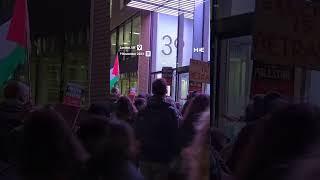 British health workers call for Gaza ceasefire outside Department of Health and Social Care