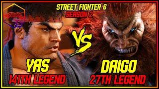 SF6 ▰ YAS ( RYU ) VS DAIGO ( AKUMA )  ▰ STREET FIGHTER 6