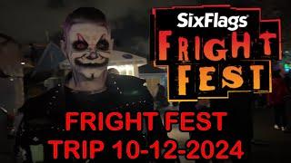 Fright Fest Trip 10-12-2024 At Six Flags Great America