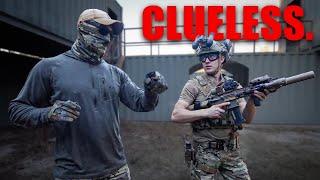 YouTuber Tries Close Quarters Combat