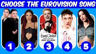 Choose The Song Eurovision Song Contest 2024-2023 | Music Quiz