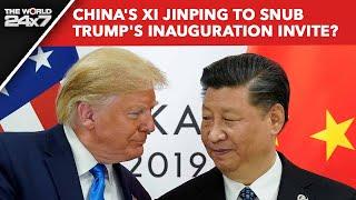 US China Relations | China's Xi Jinping To Snub Trump's Inauguration Invite?