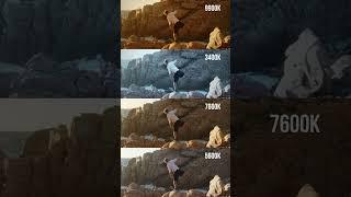 The difference of the color temperature #kelvin #videography #filmmaking
