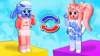 HEAD SWAP 2 Player Obby With IamSanna! (Roblox)