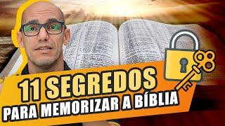 11 SEGREDOS PARA MEMORIZAR A BÍBLIA MAIS RÁPIDO QUE OS OUTROS