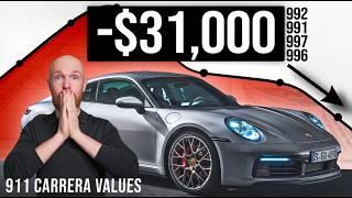 ALERT | Porsche 911 Carrera Prices Cannot Stop Falling (USA + DE)