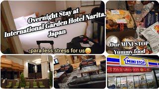 International Garden Hotel Narita Overnight Stay + food trip sa Mini Stop