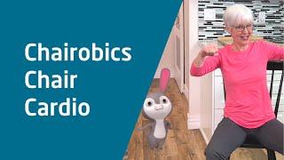 Chairobics is chair workout cardio. It’s Easter and we have a guest.