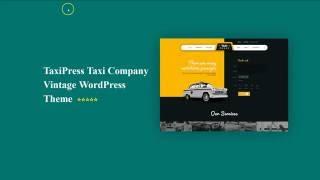 TaxiPress Taxi Company Vintage WordPress Theme