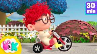 I Love To Ride My Bicycle  Bike Song for Kids | HeyKids Nursery Rhymes