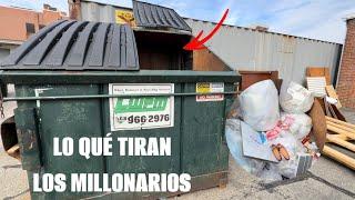 DUMPSTER DIVING Lo qué Tiran los millonarios en usa #dumpsterdiving #loquetiranenusa