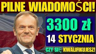 ️ ALARM DLA SENIORÓW: 3300 zł w styczniu 2025 | SPRAWDŹ KWALIFIKOWALNOŚĆ NOWOŚĆ