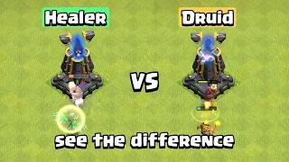 Druid VS Healer | Finding The Best Healer | Clash of Clans