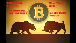 BITCOIN KIRILMA ANI, ALT COINLERE NASIL YANSIYACAK