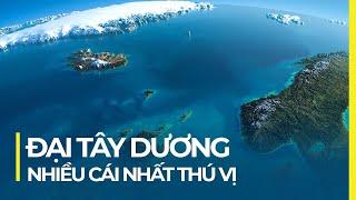 ĐẠI TÂY DƯƠNG: NÚI DÀI NHẤT, ĐẢO LỚN NHẤT, NƯỚC MẶN NHẤT