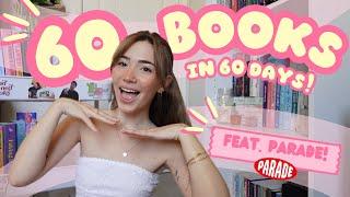 Reading 60 books in 60 days to get my physical TBR down ️ | week 7! | ft. PARADE