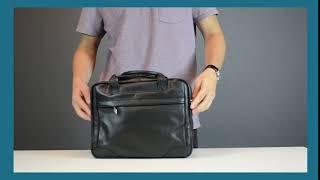 The Montclare Leather Briefcase for Men - The Real Leather Company