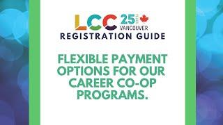 LCC Guide - Register for a Co-op Programs with our 4 payments option!