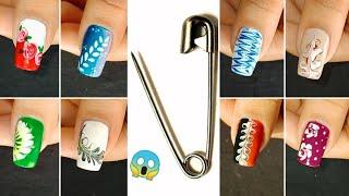 Easy Nail Art Design at  home||घर में उपलब्ध चीजों से करे सुंदर नेलआर्ट #imaginenails