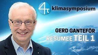 Zusammenfassung Teil 1 (Gerd Ganteför) | 4pi-Klima-Symposium