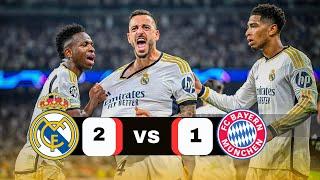 Real Madrid Vs Bayern Munich | 2 - 1 |Extended Highlights And Goals Champions League Semi Final 2024