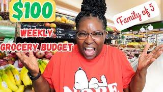 Getting $100 Worth Of Groceries For My Family Of 5 | $100 Grocery Budget Challenge