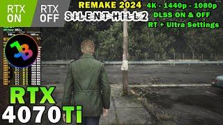 Silent Hill 2 (Remake 2024) | RT ON & OFF | RTX 4070 Ti | 5800X3D | Epic Settings | 4K 1440p 1080p