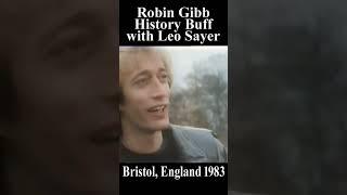 Robin Gibb the History Buff, with Leo Sayer 1983