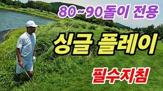 80.90돌이는 모르는 싱글골퍼 기술.(사이프러스)