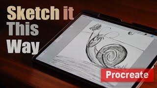 Sketching With Procreate’s 2B Pencil - Process Video