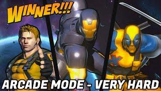 UMVC3 - ARCADE MODE - CHRIS/IRON MAN/DEADPOOL!