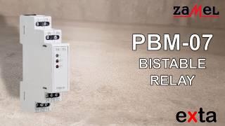 ZAMEL EXTA BISTABLE RELAY 230V AC TYPE: PBM-07