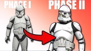 Why Clones moved to PHASE II armor