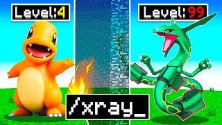 I CHEATED With XRAY MOD In Minecraft Pokemon