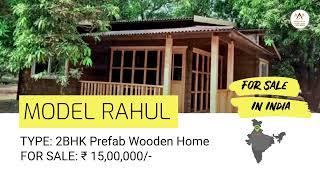 Prefab wooden house for sale in India for just 15 lacs. Limited time offer. Ideal Family Home