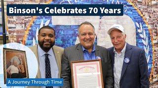 Binson's Celebrates 70 Years: A Journey Through Time