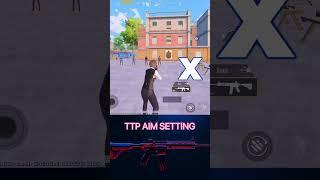 Best Trick TTP AIM Setting #shorts #pubgmobile #viral