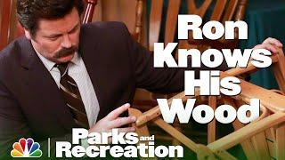 Ron Swanson Is a Man of the Wood - Parks and Recreation