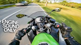 Kawasaki Ninja 500 sound & quick review [RAW Onboard]