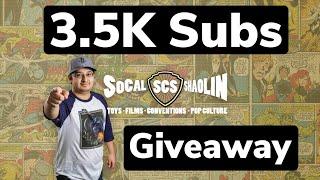 3,500 Subscribers Giveaway!!! SoCalShaolin Contest