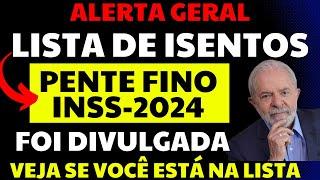 ATENÇÃO! VEJA SE VOCÊ VAI PRECISAR PASSAR PELO PENTE FINO INSS 2024 OU NÃO.