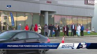 Election organizers develop protocols for potential power outages