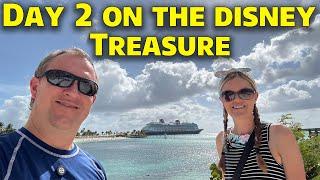 Day 2 on The Disney Treasure - Castaway Cay, Haunted Mansion Lounge & More - Disney Cruise Line